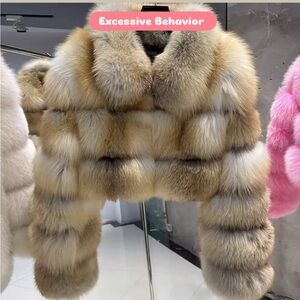 A Day in the Life of This Golden Fox Fur Coat